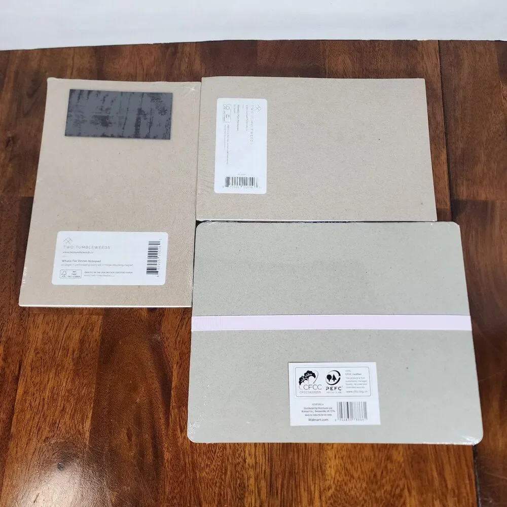 Weekly Planner Dinner Mouse Notepad Lot of 3